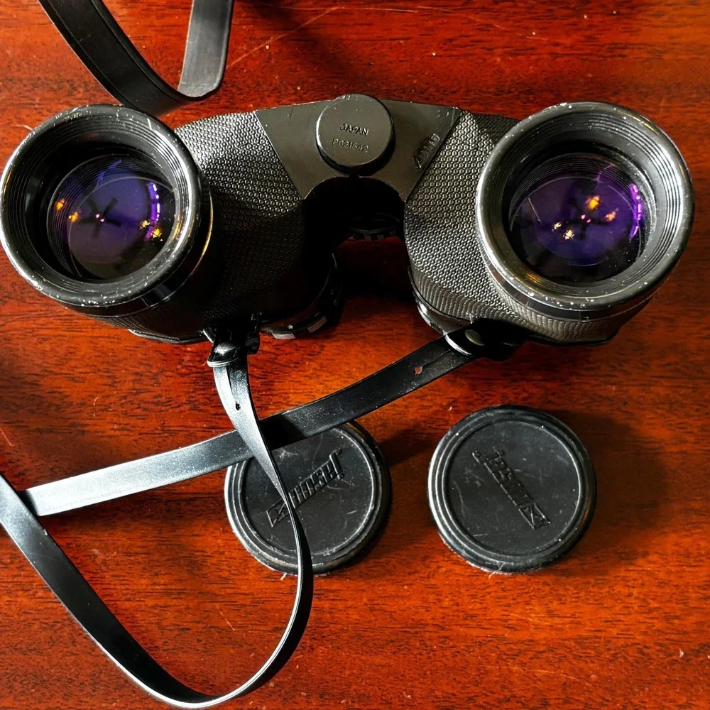 Vintage Jason Statesman Binoculars – Model 124 7x35 Original Brown Leather Case